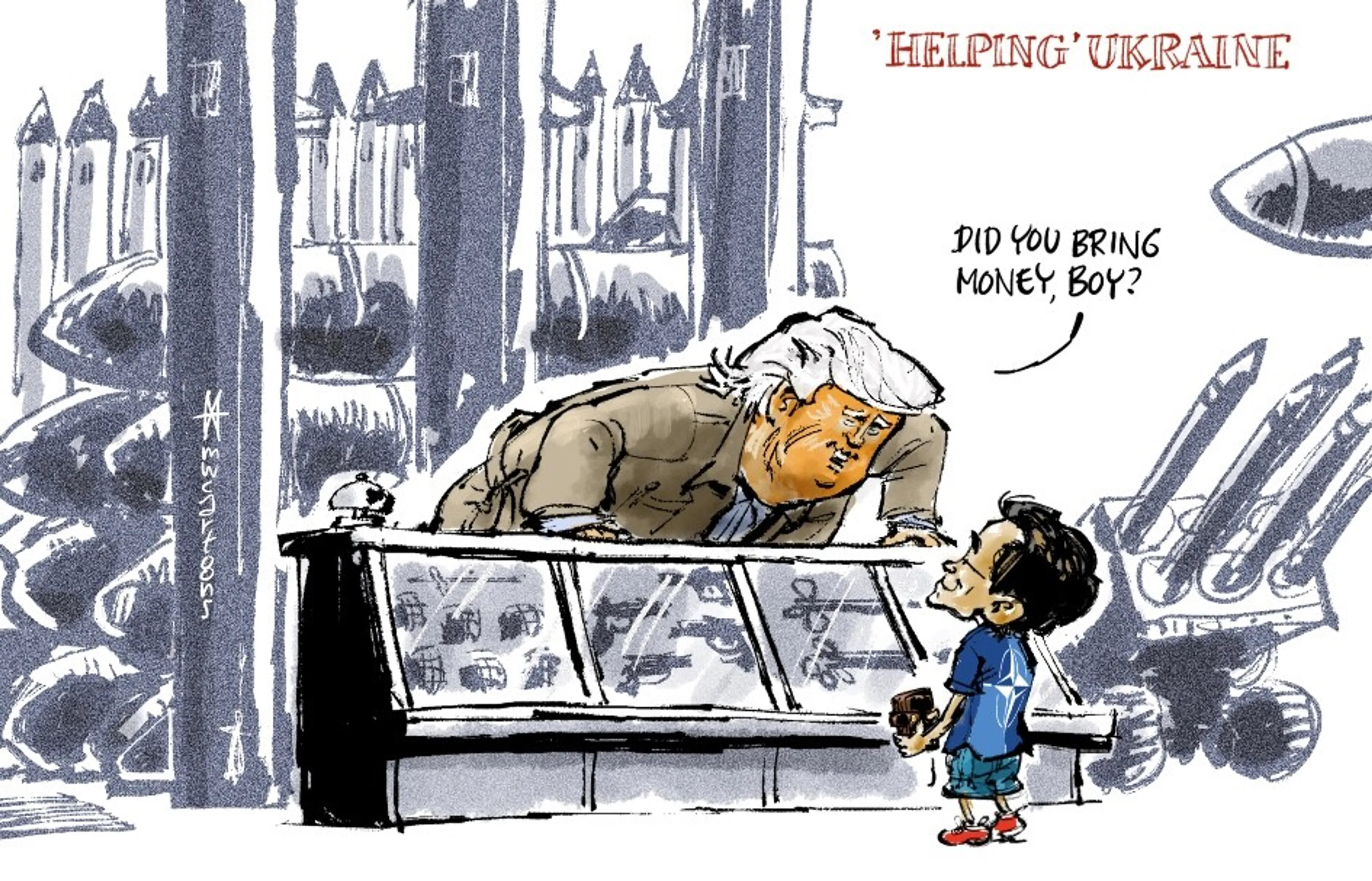 trumphelptoekraine